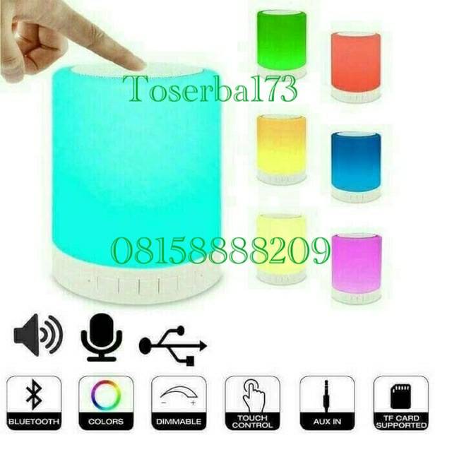 Speaker Lampu Bluetooth Sensor Full Led F 671