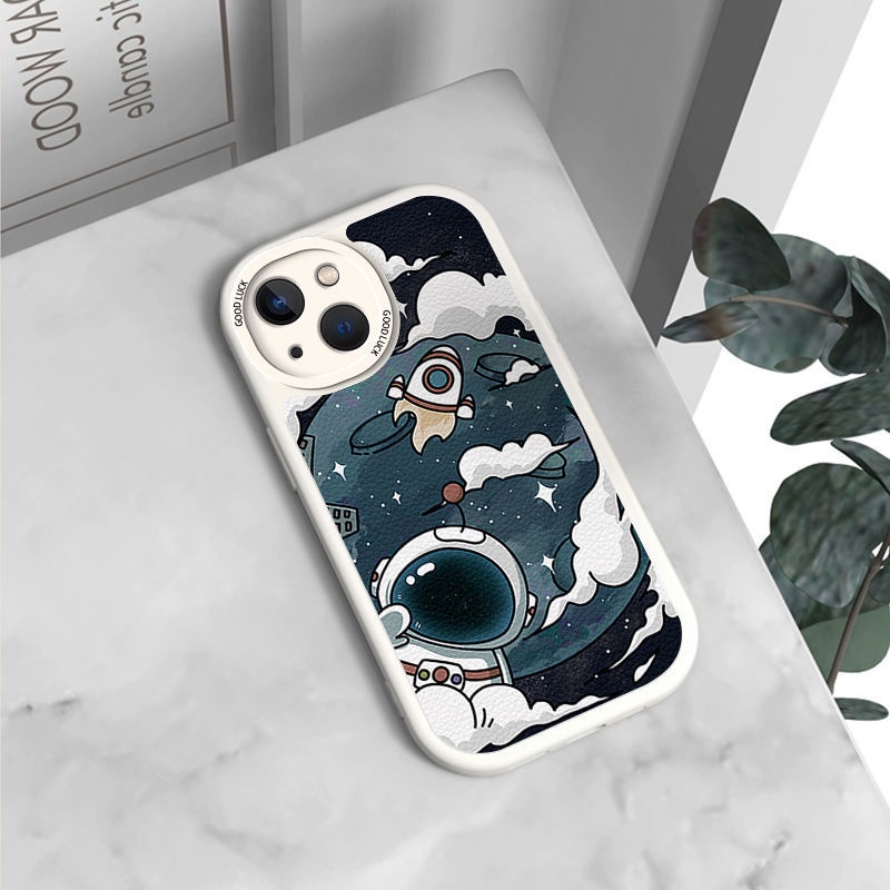 Soft Case Silikon Desain Print Planet Luar Angkasa Untuk IPhone 12 13 11 Pro Max X Xs Max Xr 7 8 Plus 6785