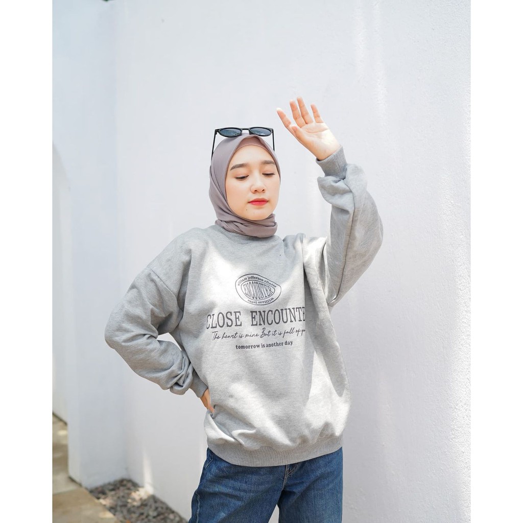 SWEATER KOREA - JEFFE SWEATER - SWEATER WANITA - SWEATER FLEECE - PAKAIAN TERLARIS - KOREAN STYLE