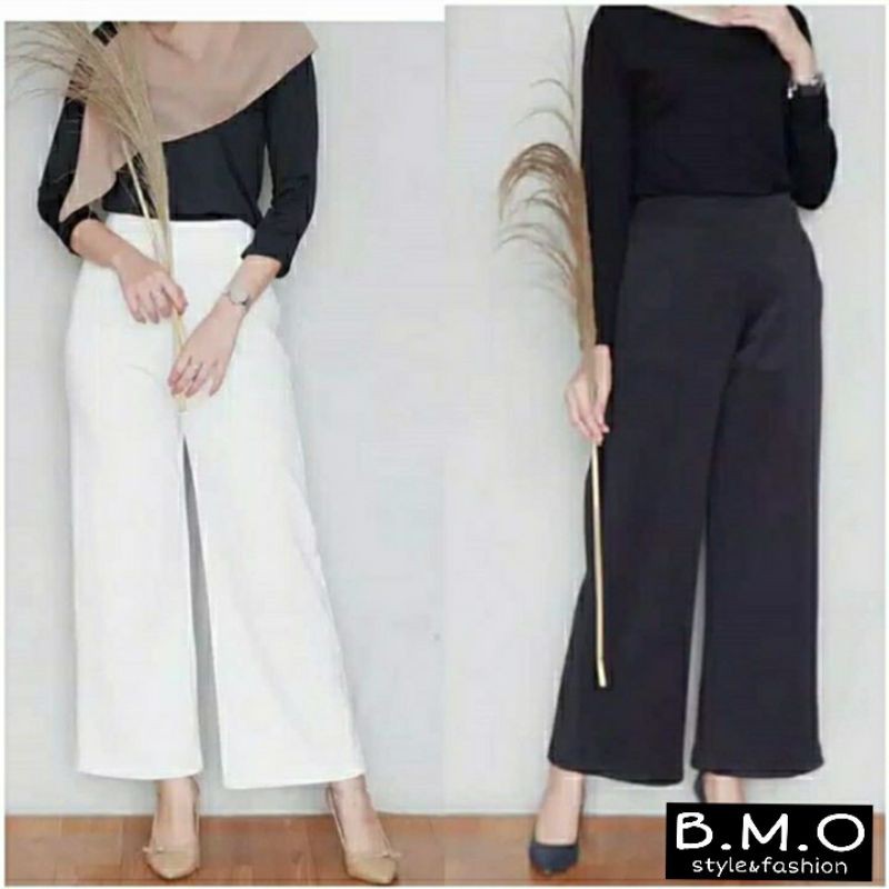 kulot scuba premium / kulot hitam / kulot putih