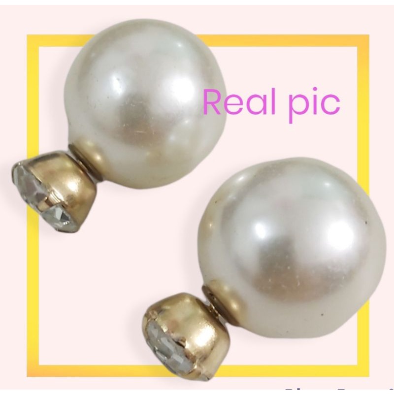 Anting Tusuk Wanita Kekinian Style Korea Model Mutiara Mix Pita Lucu Dan Bunga Import 281