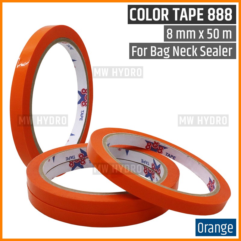 Selotip / Lakban / Isolasi Bag Neck Sealer Alat Ikat Plastik Buah, 8mm