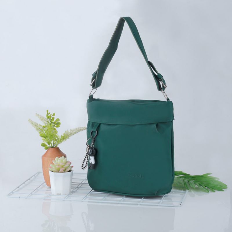 Tas Wanita | Slingbag Selempang Hijau Terbaru Kekinian | Selempang Cantik Milenial