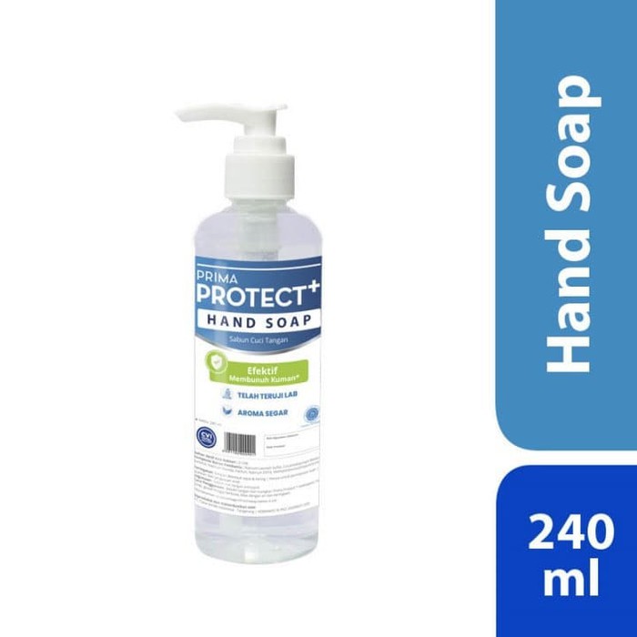 Prima Protect Hand Soap 240ml - Sabun Antiseptik Hospital Grade 240 ml