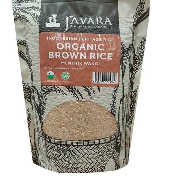 

Baru Javara Menthik Wangi Unpolished Rice Beras Coklat Menthik Wangi Organik - 900g