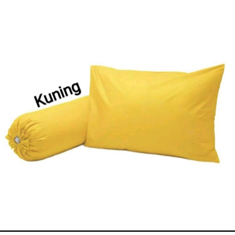 Sarung bantal sarung guling murah katun premium polos harga untuk sepasang (2 pcs)