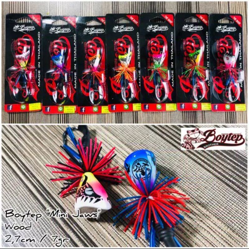 LURE BOYTEP JAWS FROG MINI