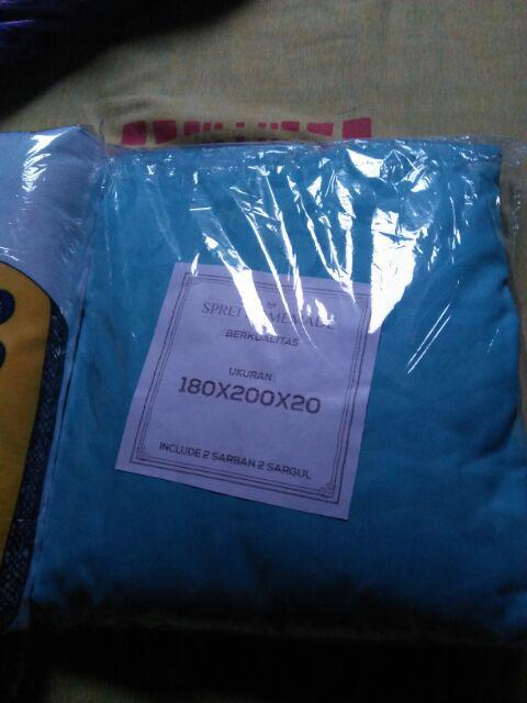 Sprei Bahan Halus Adem Include 2 Sarban 2 Sargul