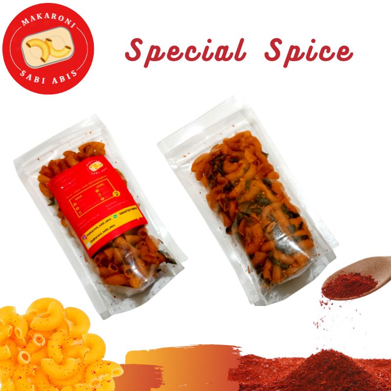 

Makaroni Sabi Abis Pedas Daun Jeruk 100 gr