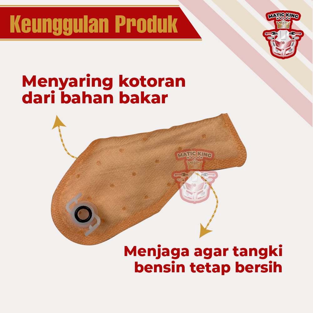 Filter Bensin injeksi Honda Beat FI  Fukukawa