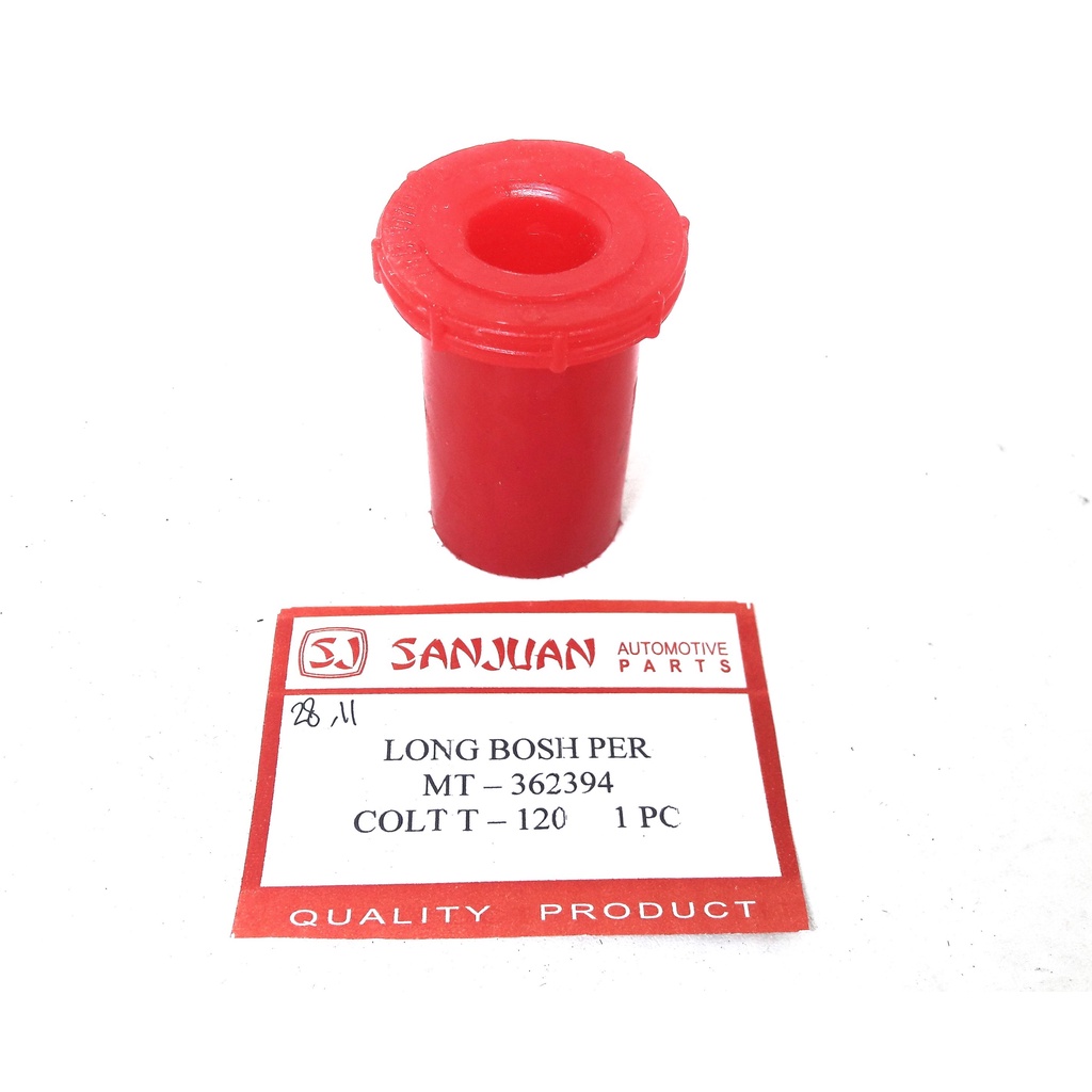 Bushing Spring Rubber Karet Bosh Per L300 Panjang Merah MT-362394 San Juan Karet Anting Per L300 Pan