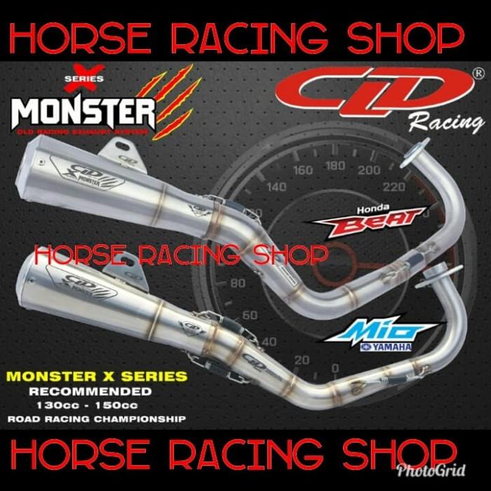 Knalpot Cld Beat Scoopy Mio Fino Nouvo Type Monster X Series