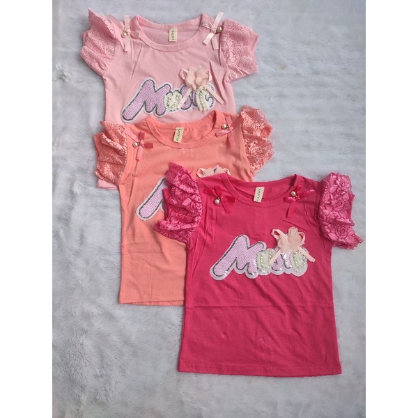 sweater atasan baju anak renda import atasan anak import