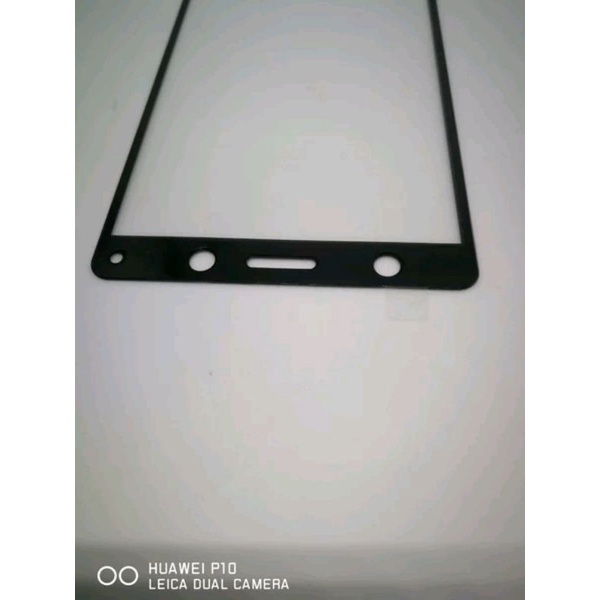 tempered glass sony xz 2 compact 3d hitam