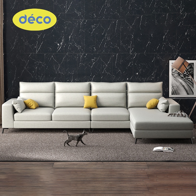 Sofa Minimalis Ruang Tamu Kecil Gratis Bantal dan Puff Fullset Meja dan Kaca Bergaransi