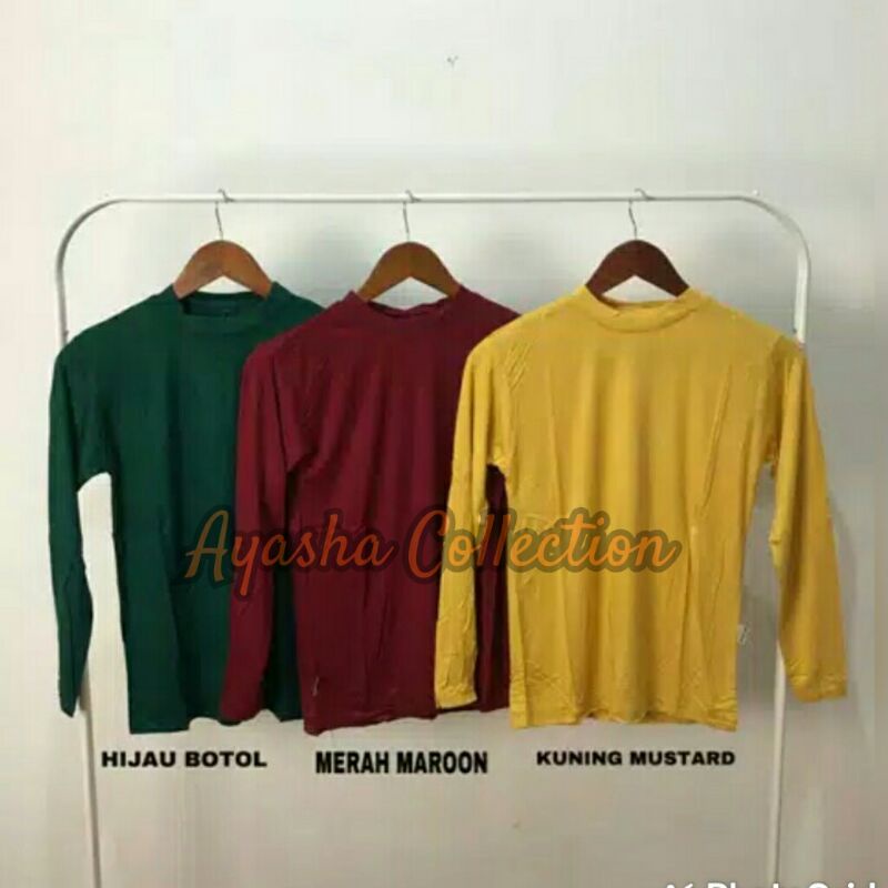 Manset Baju Atasan/Dalaman Wanita Bahan Kaos Rayon Premium