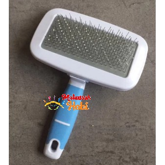 Sisir Kawat Kucing Anjing Grooming Hewan Pet Hair Slicker Brush Comb