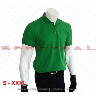 Spectral Hijau Emerald Polo Shirt S M L XL XXL XXXL Kaos Spectral Hijau Emerald Polo Shirt S M L XL XXL XXXL Kaos