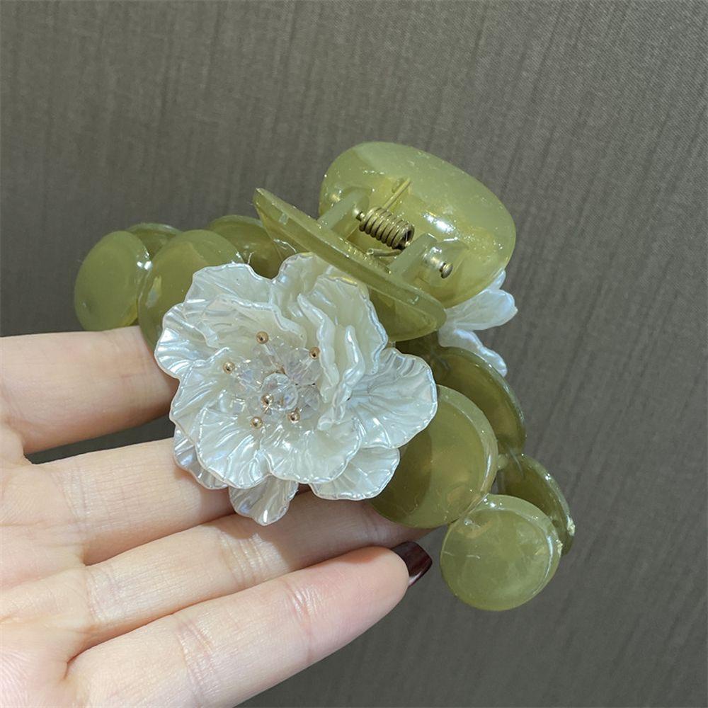 Needway   Wanita Hair Claw Elegant Vintage Hairgrip Untuk Perempuan Hiasan Kepala Korea Ponytail Holder