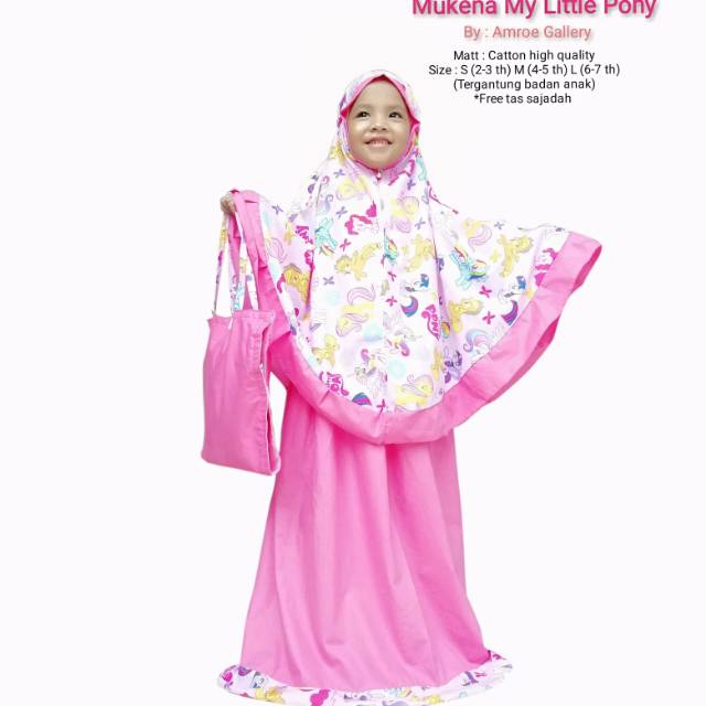 PROMO MUKENA ANAK SIZE S 1-3 TH