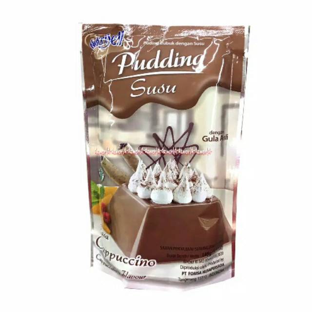 

Nutrijel pudding susu capucino 145gr