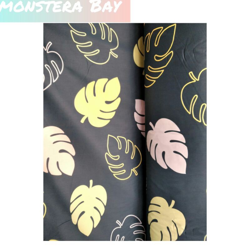 Kain Sprei Meteran Monstera Bay by Star