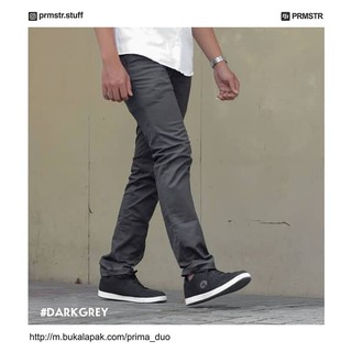  Celana  Chino ORIGINAL Terbaru  Chino Big Size AbuAbu Casual 