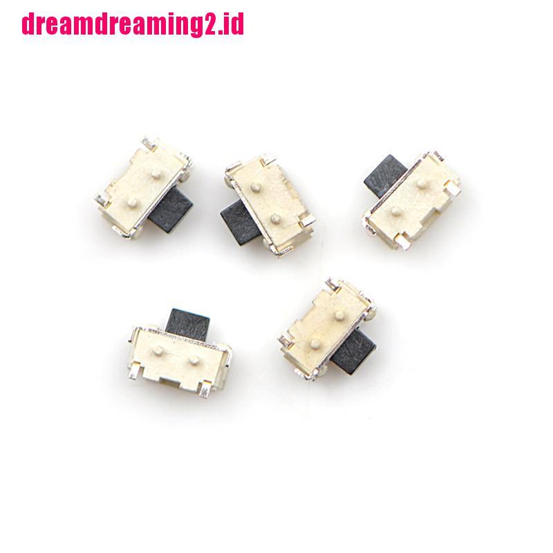 （✔✔❤() 20 Pcs Tombol Tekan Tactile Samping Mikro SMD SMT Ukuran 2x4mm