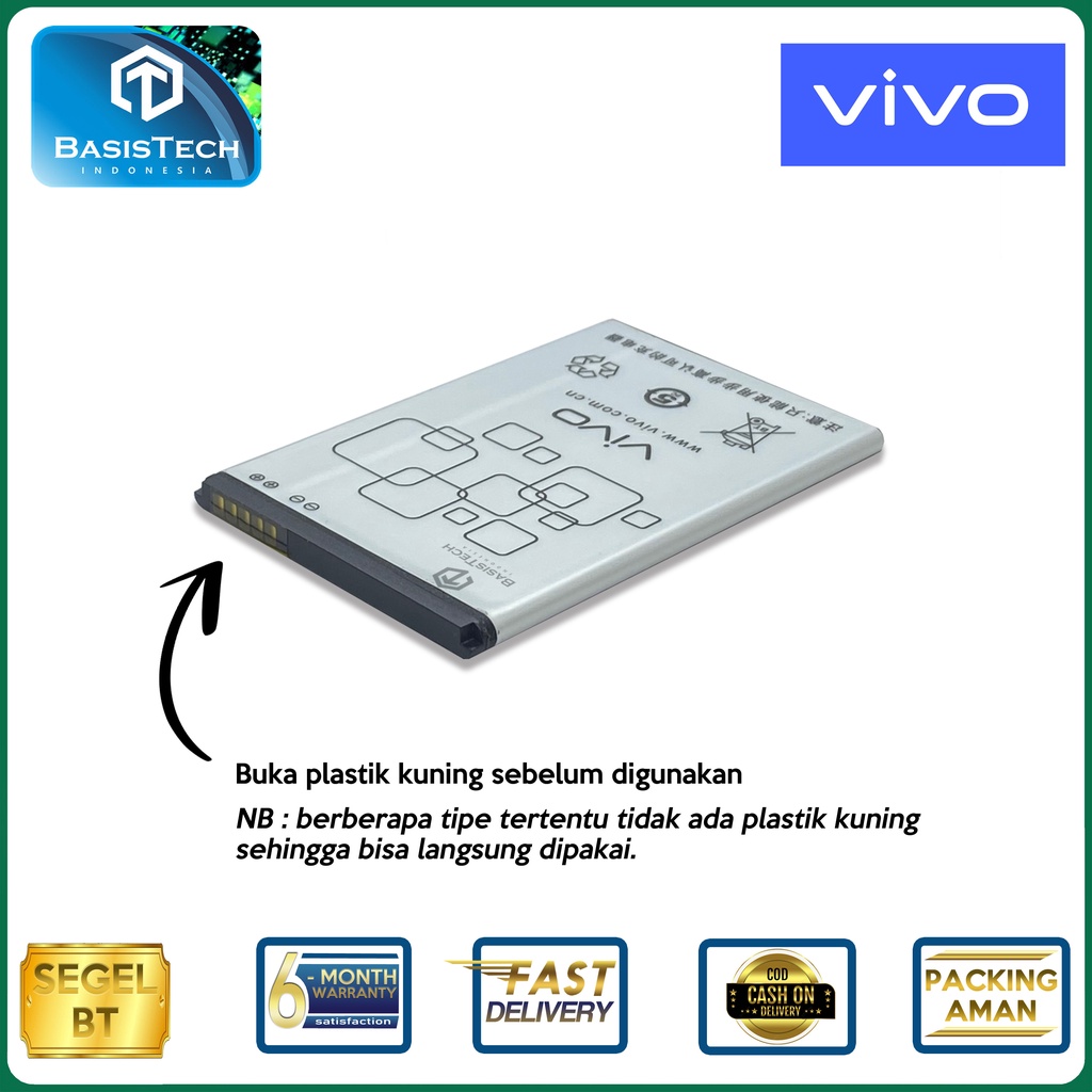 BATERAI VIVO Y28 - VIVO Y31 - BK-B-77 - ORI99 - GOOD QUALITY