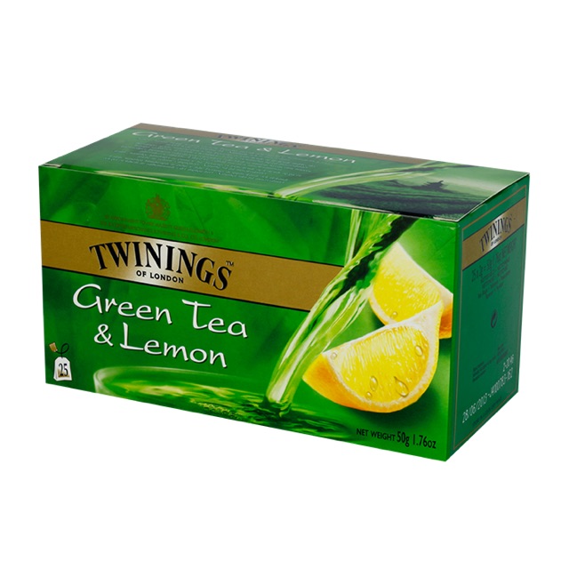 

twinings green tea and lemon tea teh twinings