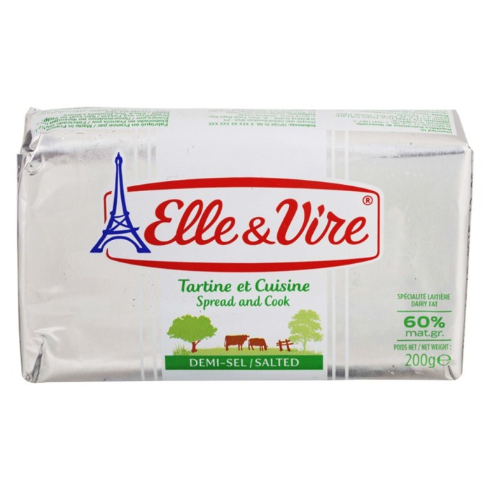 

Elle&Vire Butter Sltd Sprd&Ck 60% 200Gr