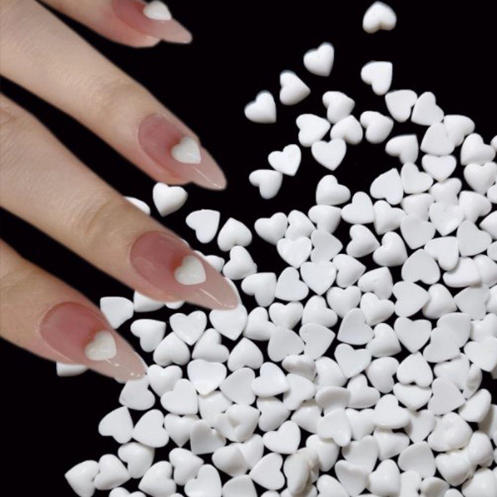 Mxbeauty Love Nail Art Perhiasan Gaya Jepang Love Fashion Bola Baja DIY Hiasan Kuku