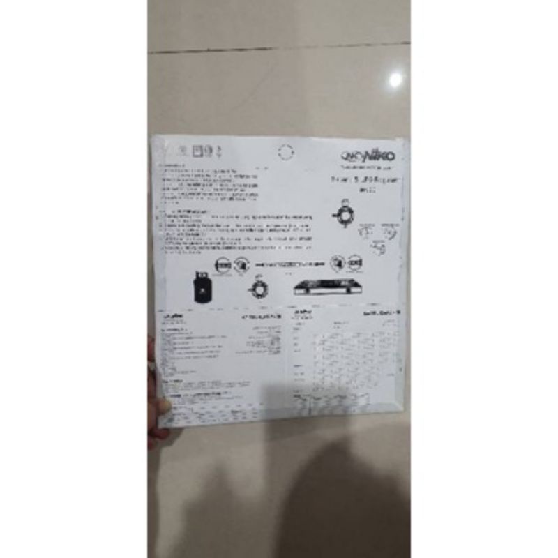 Selang dan Regulator Kompor Gas Niko NK-30 - Niko NK50 Selang LPG 1,8m