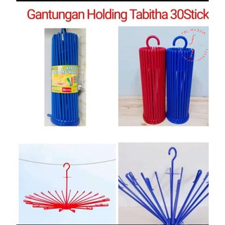 FOLDING HANGER BAJU / HANGER BAJU GANTUNG PUTAR 30/  HANGER BAJU GANTUNG PUTAR 20 STICKS FREE PACKING BUBBLE FBL