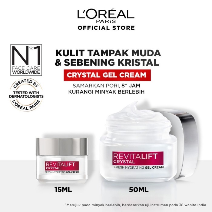 Loreal Paris Revitalift Crystal Oil Free Gel Cream L'Oreal