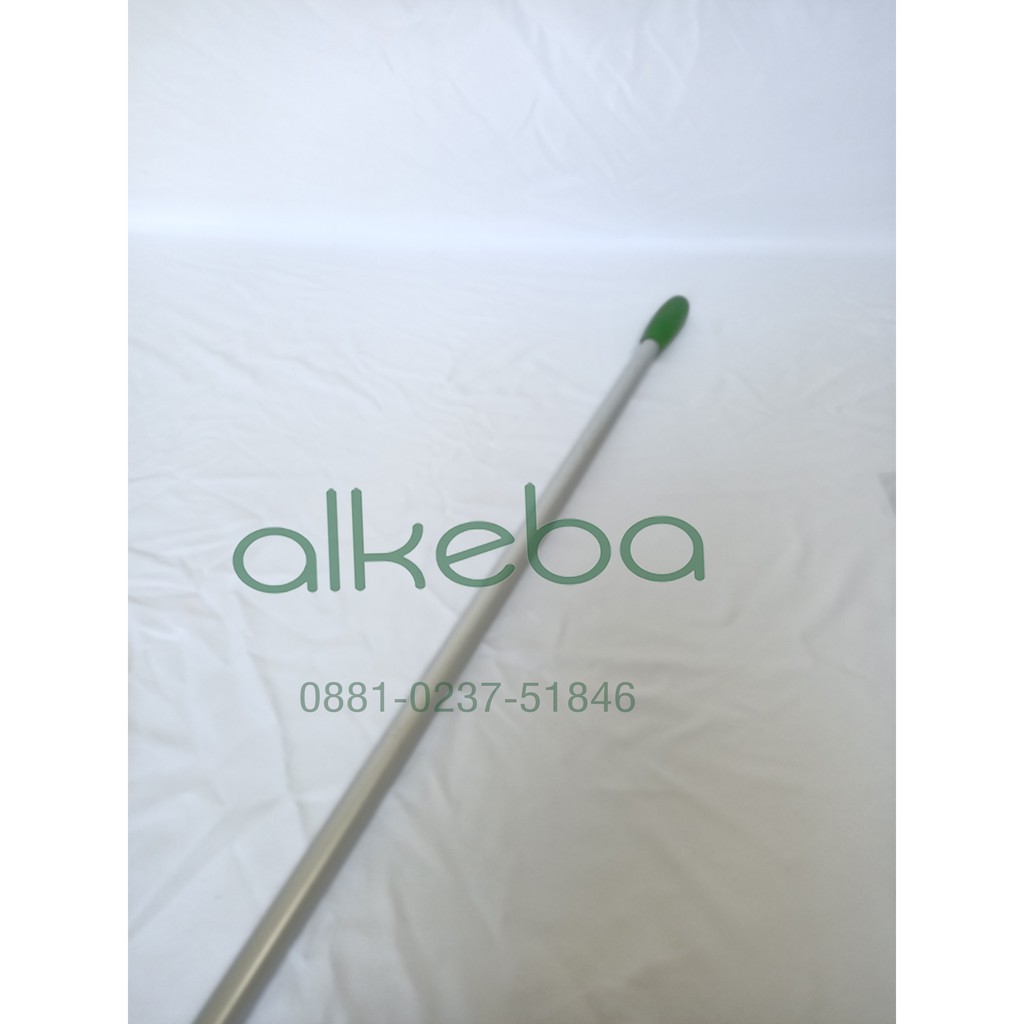 Tangkai alumunium plus handgrip hijau stick mop pel 150 cm