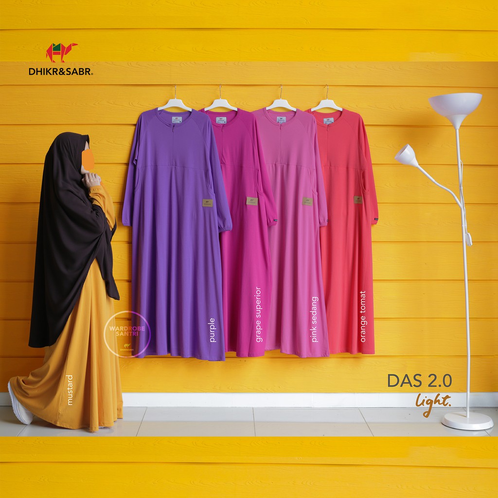 Terbaru Promo Gamis DHIKR&SABR® -  DAS 2.0 LIGHT Series 2020 (ORIGINAL)