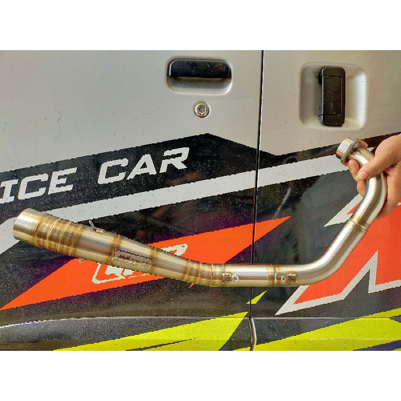 leher knalpot mx old pipa knalpot mx old header mx old