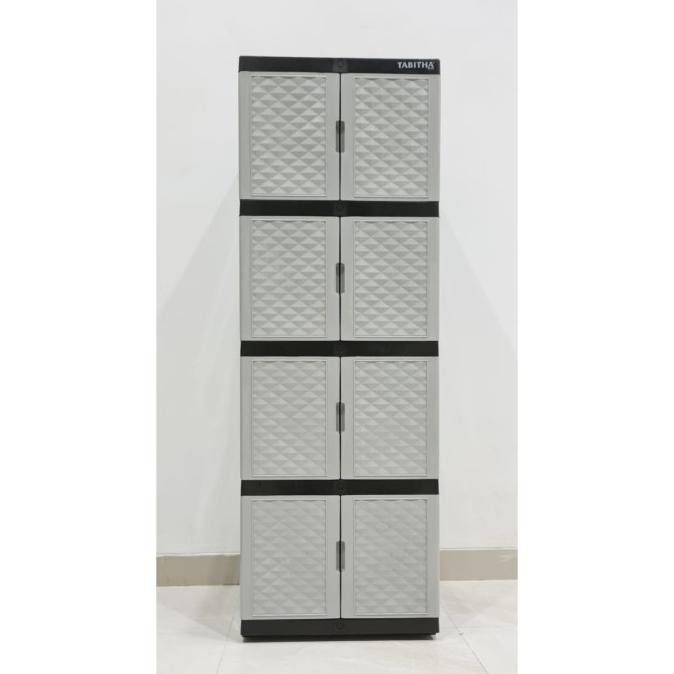 Lemari Pakaian Plastik Susun 4/Laci/Lemari Susun Plastik Tabitha