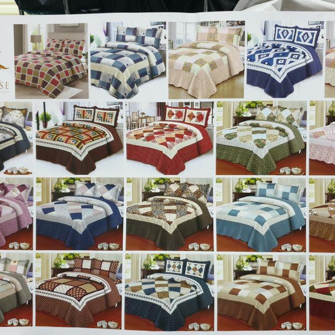 Ready Stok - Bedcover Quilt Shabby Chic