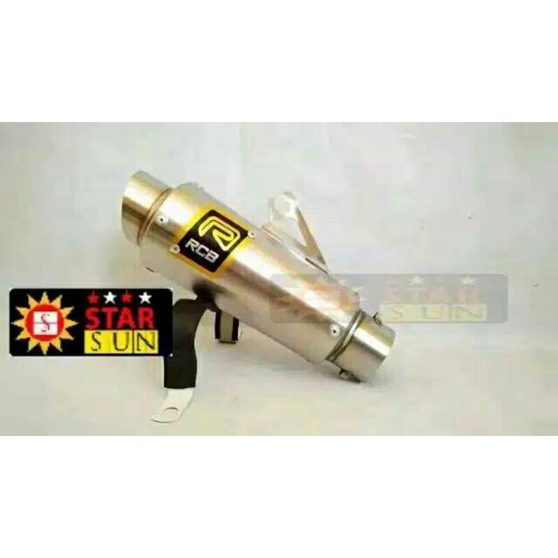 silencer knalpot RCB Stainless silencer knalpot only inlet 50