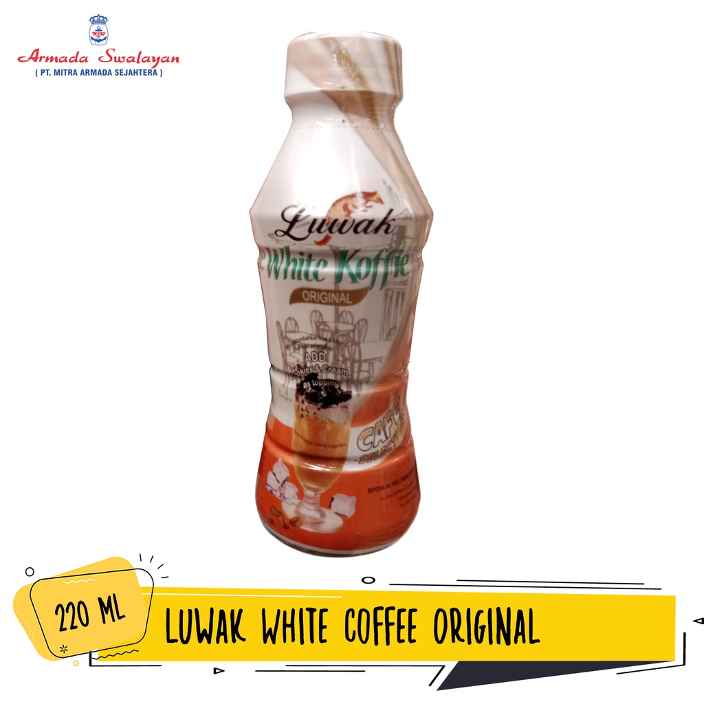 

Luwak White Coffee Original 220ml