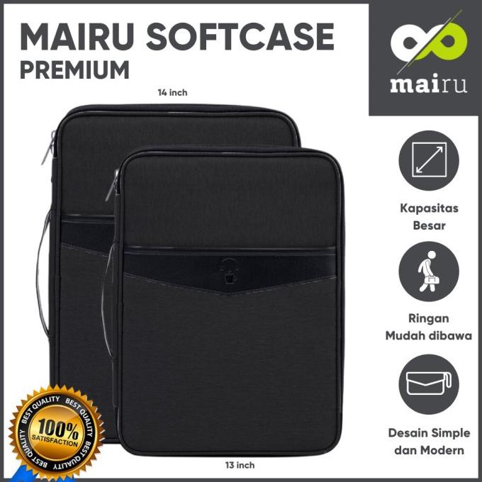 Mairu Premium Softcase Tas Laptop Macbook Air Sleeve 13/14 inch