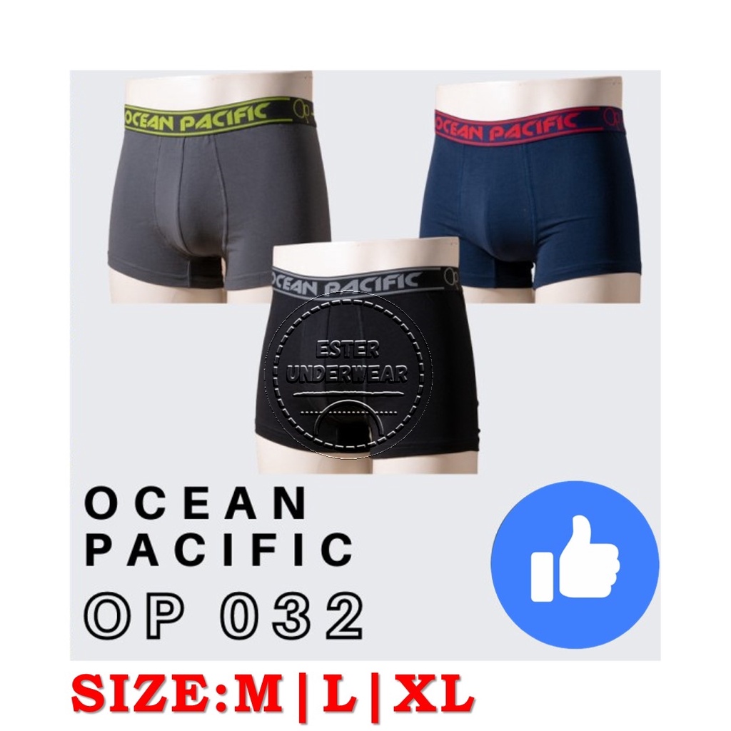 Celana Boxer Pria Ocean Pacific OP 032 isi 2 Pcs/Pack