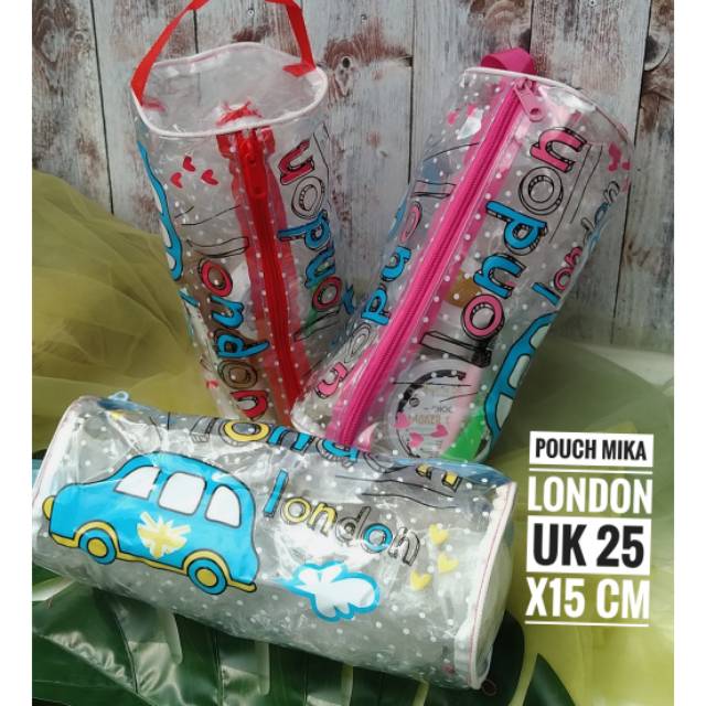 POUCH KOSMETIK MIKA UNIK BENTUK SILINDER