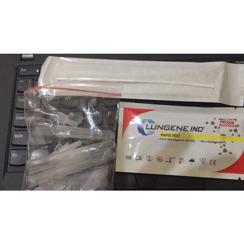 swab antigen clungene merah