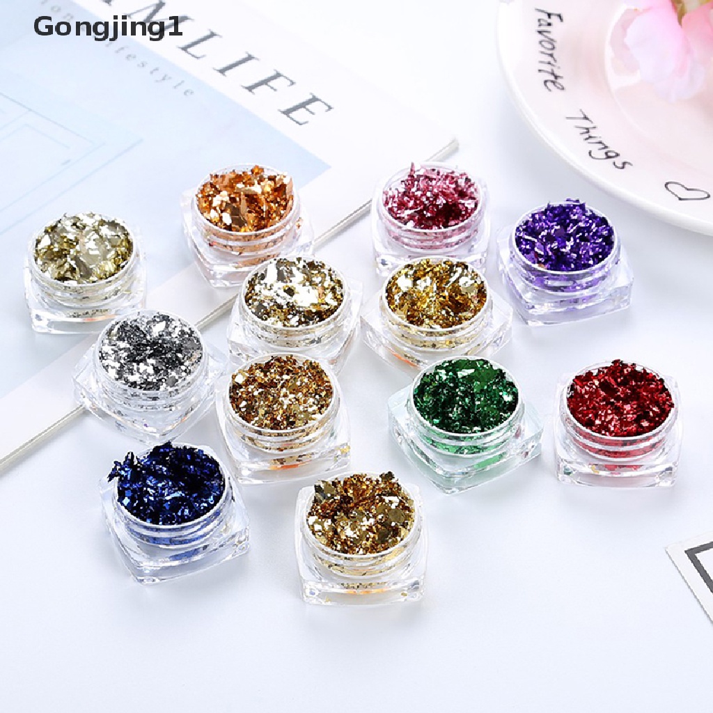 Gongjing1 Cetakan Epoxy Resin UV Glitter Untuk Membuat Perhiasan DIY