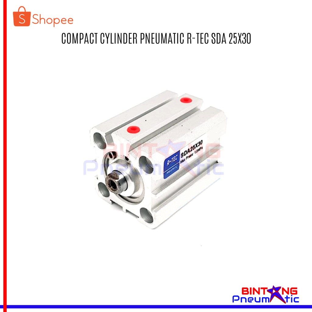 

SDA 25X30 COMPACT CYLINDER PNEUMATIC R-TEC