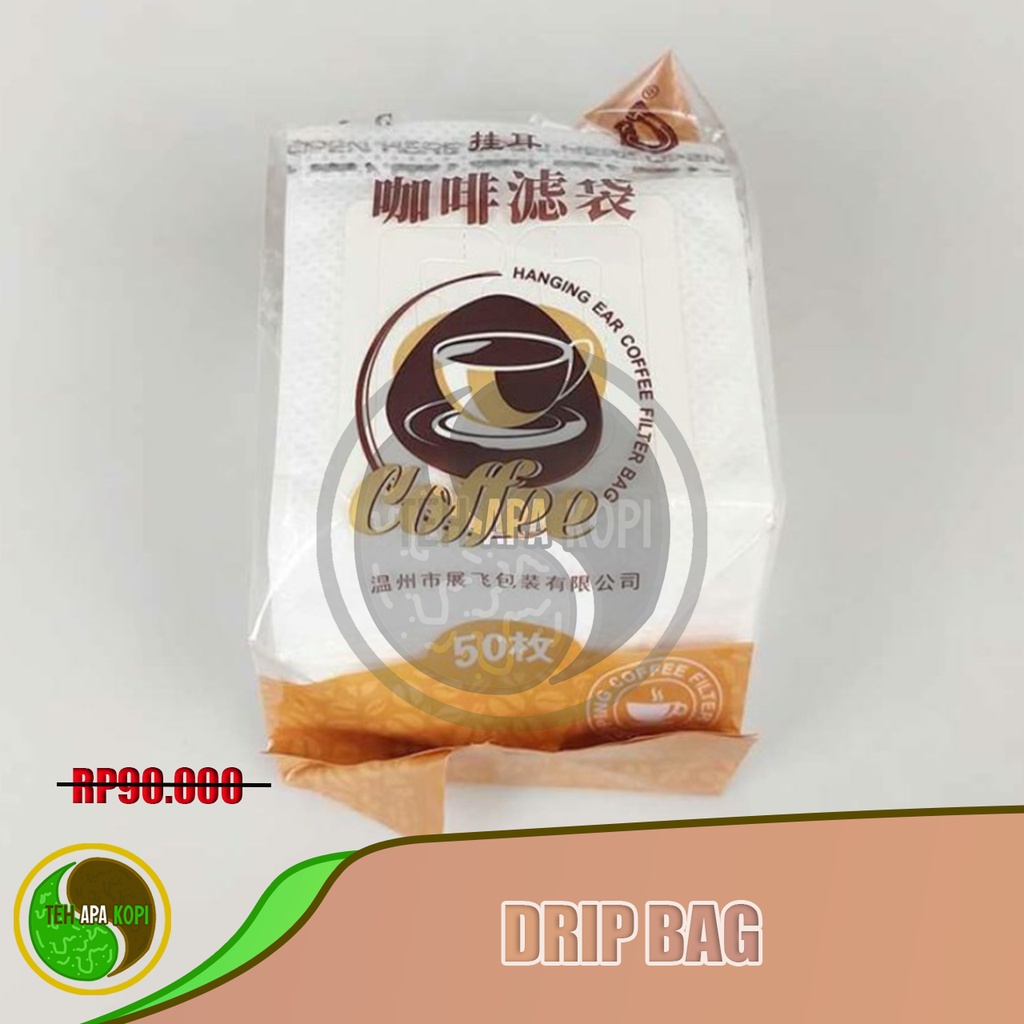 coffee drip bag filter 50pcs filter penyaring kopi filter dripper coffee   tea maker