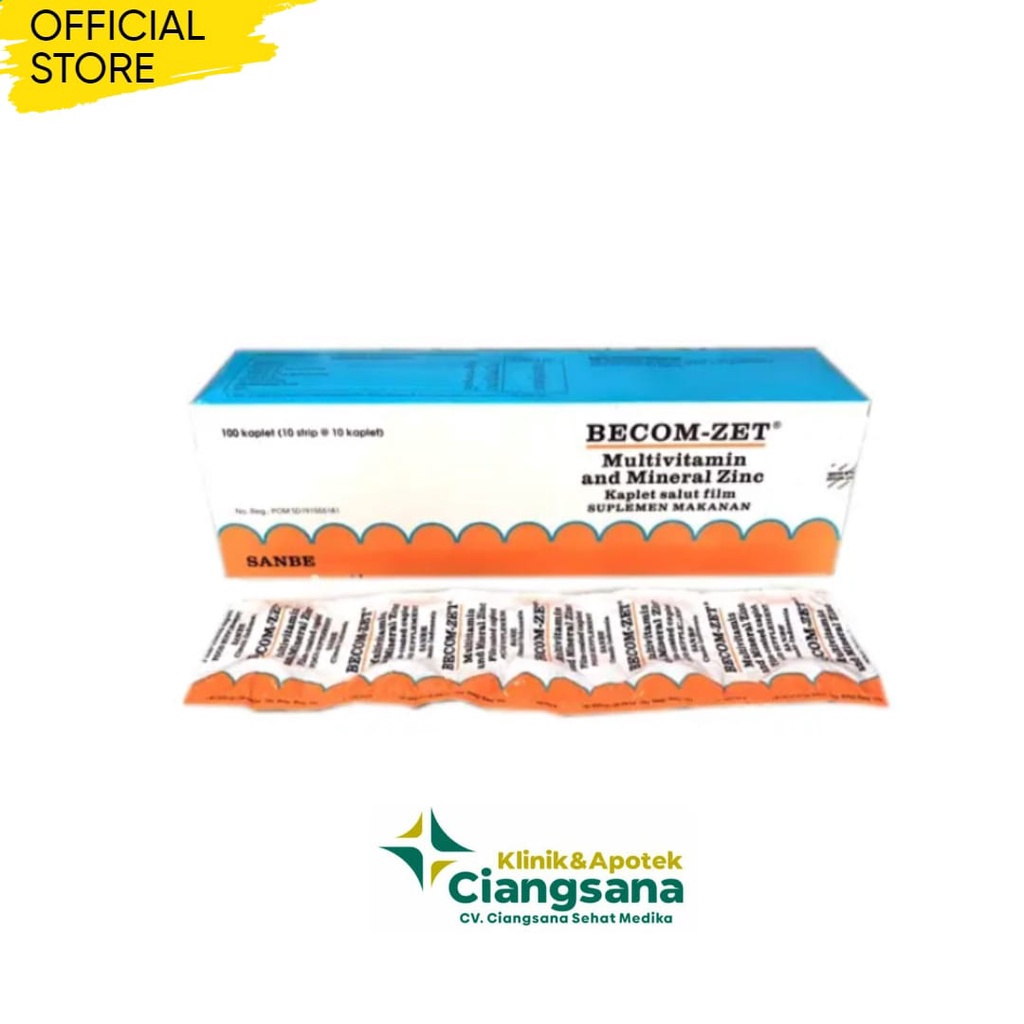 BECOM ZET TABLET MULTIVITAMIN